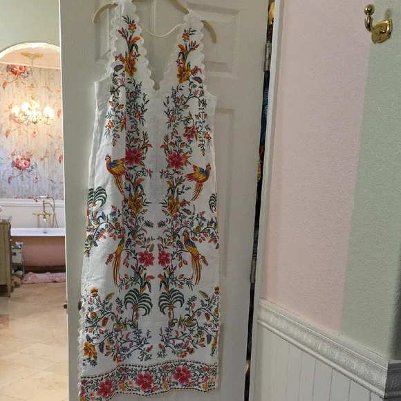 Farm Rio Floral White Dress - Picture 4 of 10